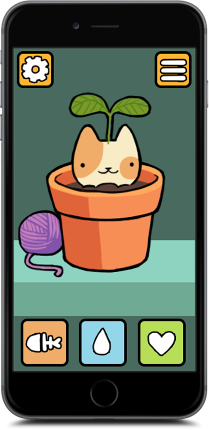 Potted Cats Mockup